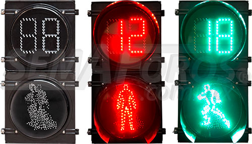 Semáforo Led Peatonal 30 cm –