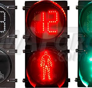 Semáforo Led Peatonal 30 cm