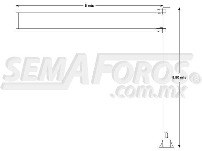 Poste para semáforo SID-13