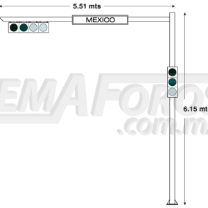 Poste tubular PT-300S