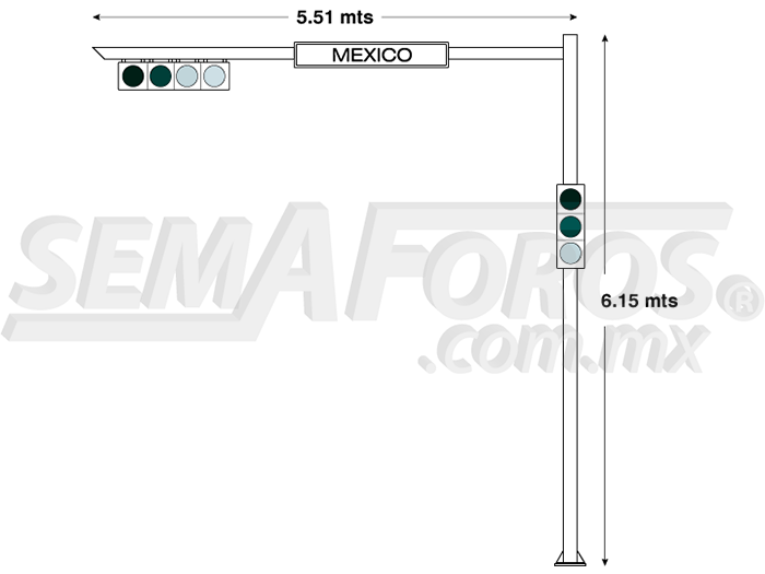 Poste tubular PT-300S